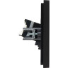 Розетка компьютерная 2-местная IEK FORTEPIANO RJ45 категория 5E FP133 черный FP-K20-1-K02