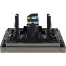 Розетка компьютерная IEK FORTEPIANO RJ45 категория 5E FP532 сталь FP-K10-1-K46