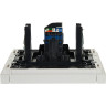 Розетка компьютерная IEK FORTEPIANO RJ45 категория 6 FP231 белый FP-K10-2-K01
