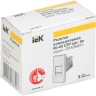 Розетка компьютерная IEK РКИ-10-00-П RJ-45 UTP кат.5e (на 1 модуль) ПРАЙМЕР белая - CKK-40D-RI1-K01