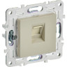 Розетка компьютерная RJ45 кат.5E IEK SKANDY SK-K01B бежевый SK-K10-1-K10