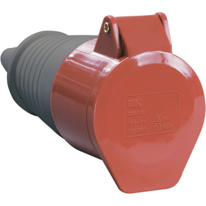 Розетка переносная IEK ССИ-224 3Р+РЕ 32А 380-415В IP44 - PSR22-032-4