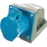 Розетка стационарная IEK ССИ-113 2P+PE 16А 200-250В IP44 - PSR11-016-3