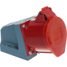 Розетка стационарная IEK ССИ-125 3Р+РЕ+N 32А 380-415В IP44 - PSR12-032-5