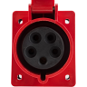 Розетка стационарная скрытая IEK ССИ-425 3Р+Е+N 32А 380-415В IP44 - PSR42-032-5