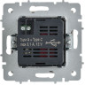 Розетка USB IEK BRITE BR-U22-018-K01