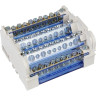 Шины на DIN-рейку в корпусе (кросс-модуль) IEK ШНК 4х11 3L+PEN - YND10-4-11-125