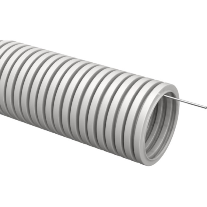 Труба гофрированная IEK ПВХ d=32мм с зондом (10м) - CTG20-32-K41-010I