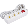 Удлинитель IEK GENERICA У03В 3 места 2P+PE/3м 3х1мм2 10А/250В - WYP10-10-03-03-ZK-G
