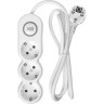 Удлинитель IEK У03В 3 места 2P+PE/1,5м 3х1,5мм2 16А/250В UNO - WYP53-16-03-D15-ZK