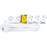 Удлинитель IEK UNO У05В 5 мест 2P+PE/5м 3х1,5мм2 16А/250В - WYP53-16-05-05-ZK