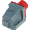 Вилка стационарная IEK ССИ-514 3Р+РЕ 16А 380-415В IP44 - PSR52-016-4