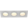 Встраиваемый светильник IEK Lighting 4103 под лампу 3хmr16 квадрат пластиковый белый