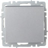 Выключатель 1-клавишный IEK BRITE 10А ВС10-1-0-БрА алюминий - BR-V10-0-10-K47