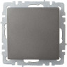 Выключатель 1-клавишный проходной IEK BRITE 10А ВС10-1-6-БрС сталь - BR-V12-0-10-K46