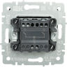 Выключатель 2-клавишный IEK BRITE 10А ВС10-2-0-БрТБ темная бронза - BR-V20-0-10-K45