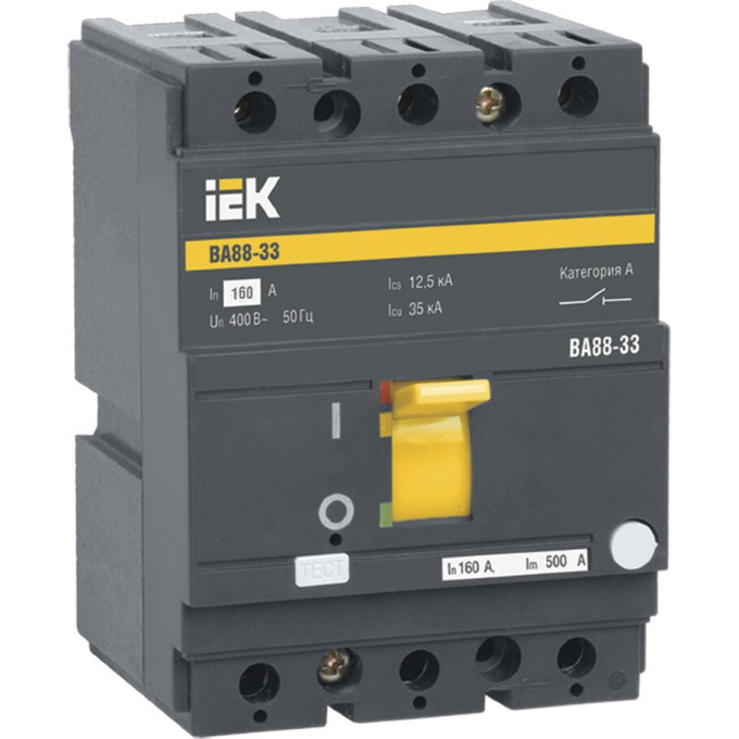 Выключатель автоматический IEK SVA20-3-0160 3п 160А 35кА ВА 88-33