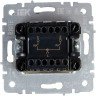 Выключатель жалюзи 10А IEK BRITE ВС10-1-5-БрА алюминий - BR-V15-0-10-K47