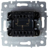 Выключатель жалюзи 10А IEK BRITE ВС10-1-5-БрБ белый - BR-V15-0-10-K01