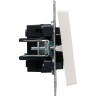 Выключатель жалюзи 10А IEK BRITE ВС10-1-5-БрЖ жемчуг - BR-V15-0-10-K36