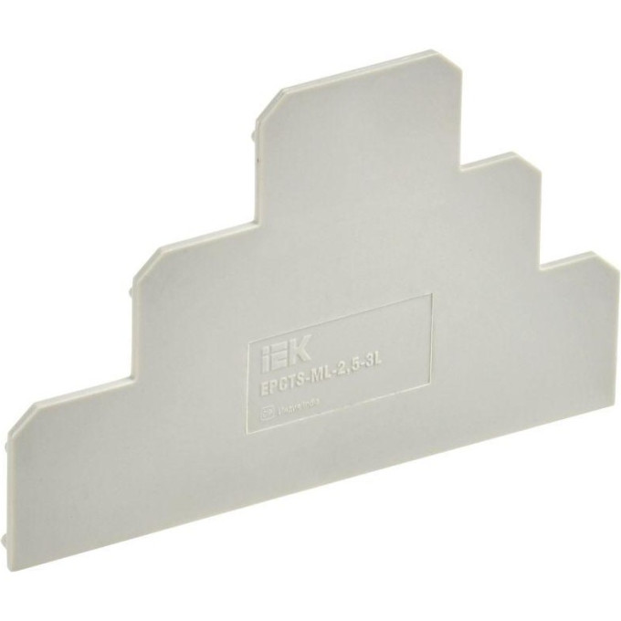 Заглушка IEK YCT13-00-3-K03-002-ZGL для CTS-ML 3 ур. 2.5кв.мм